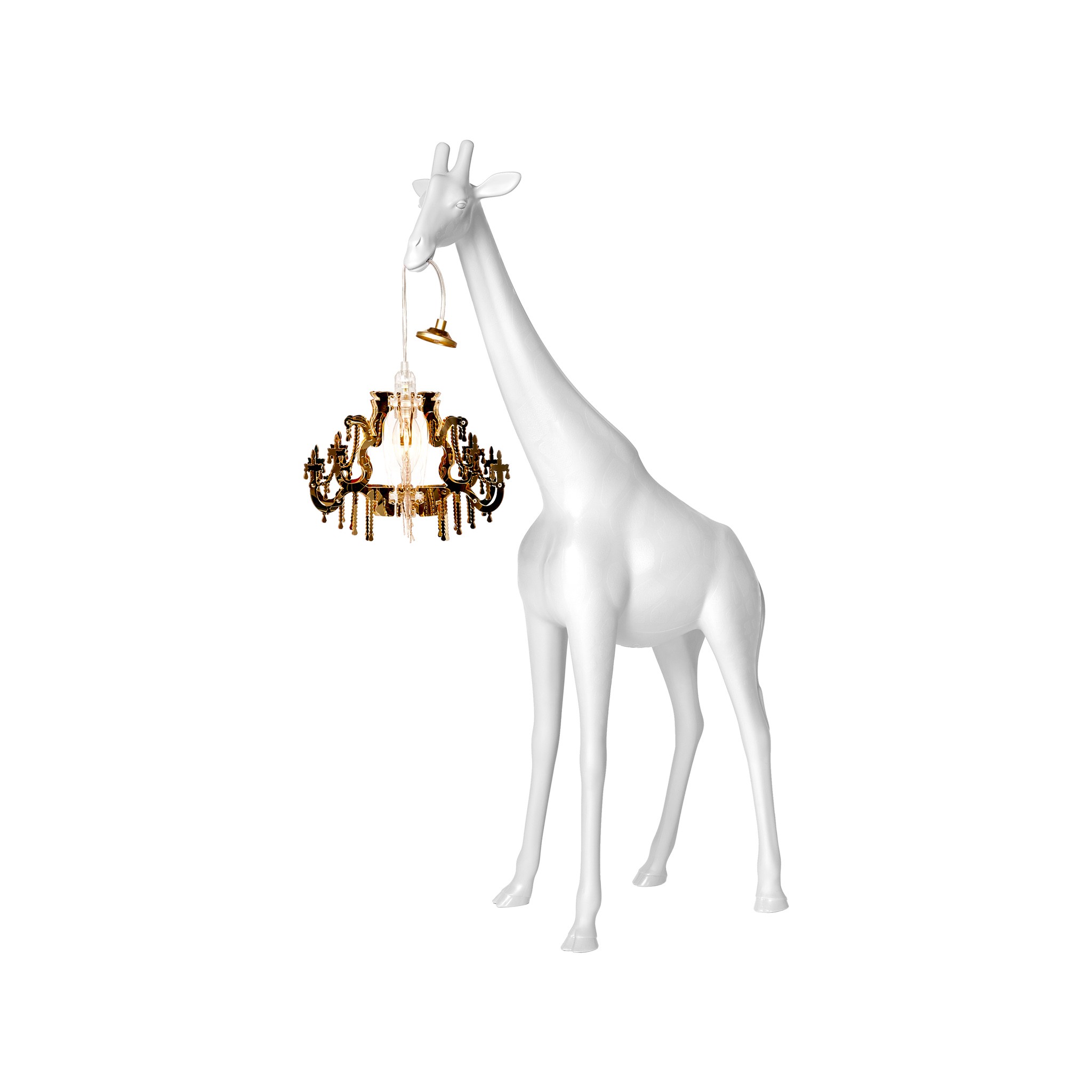 Giraffa in love xs qeeboo bianca
