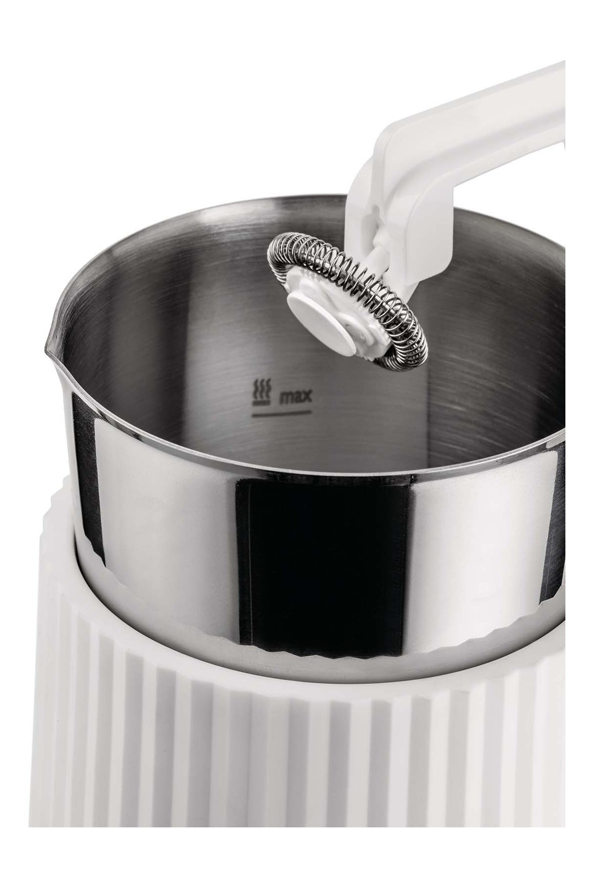 Cappuccinatore Plisse Bianco Alessi