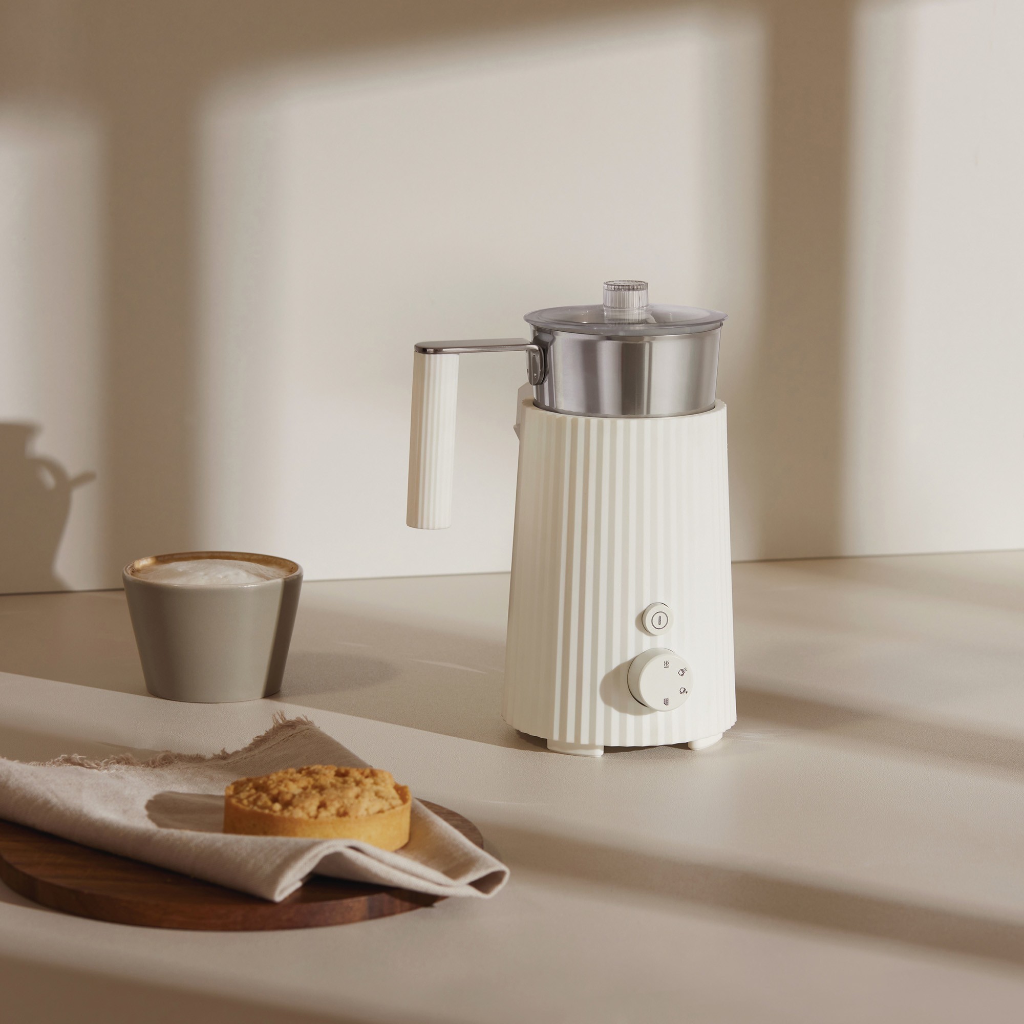 Cappuccinatore Plisse Bianco Alessi