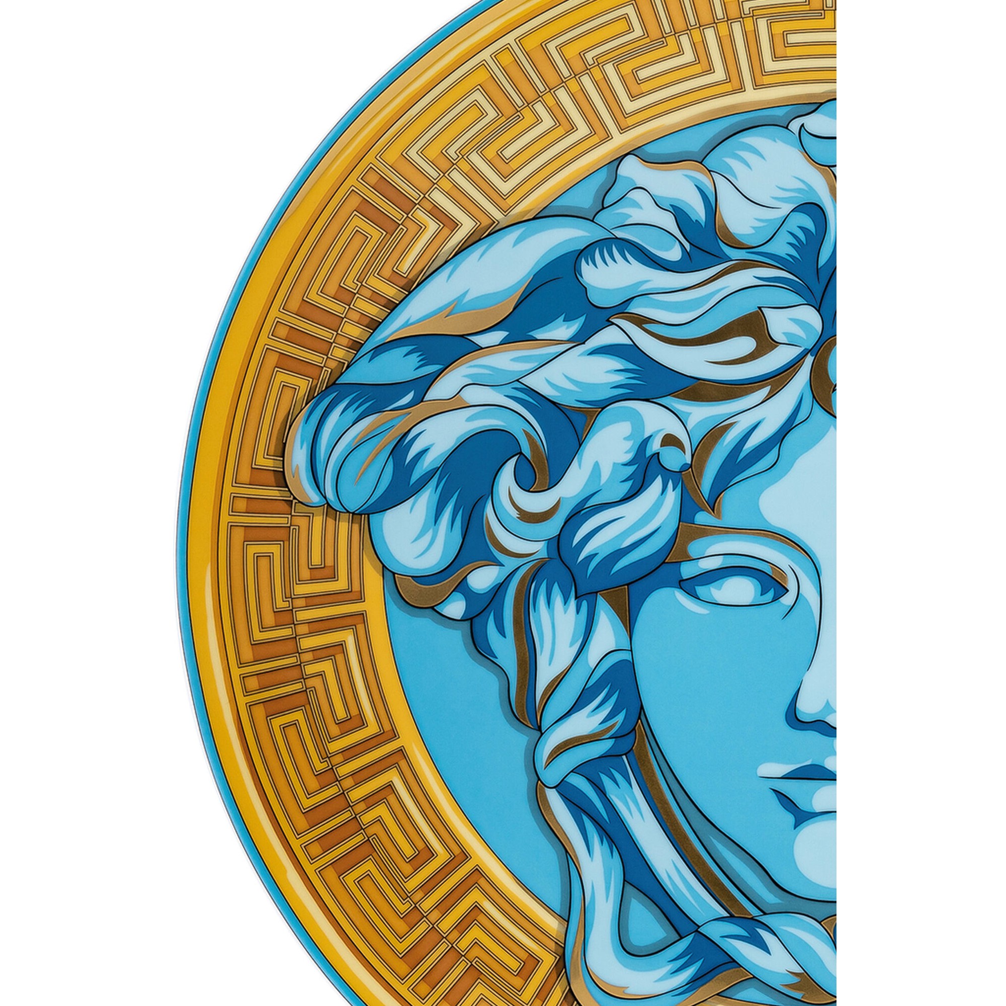 Segnaposto 33 cm Medusa Amplified Azzurro Versace