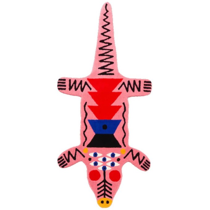 Tappeto Oggian coccodrillo medio Qeeboo
