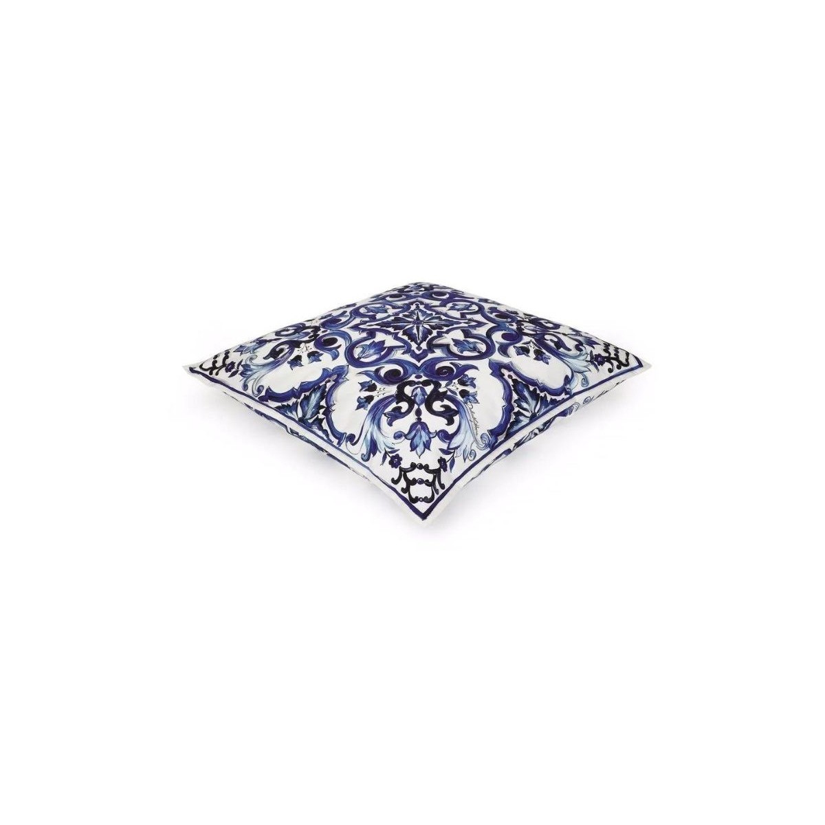 Cuscino in cotone 60cm Mediterranean Blue Dolce & Gabbana