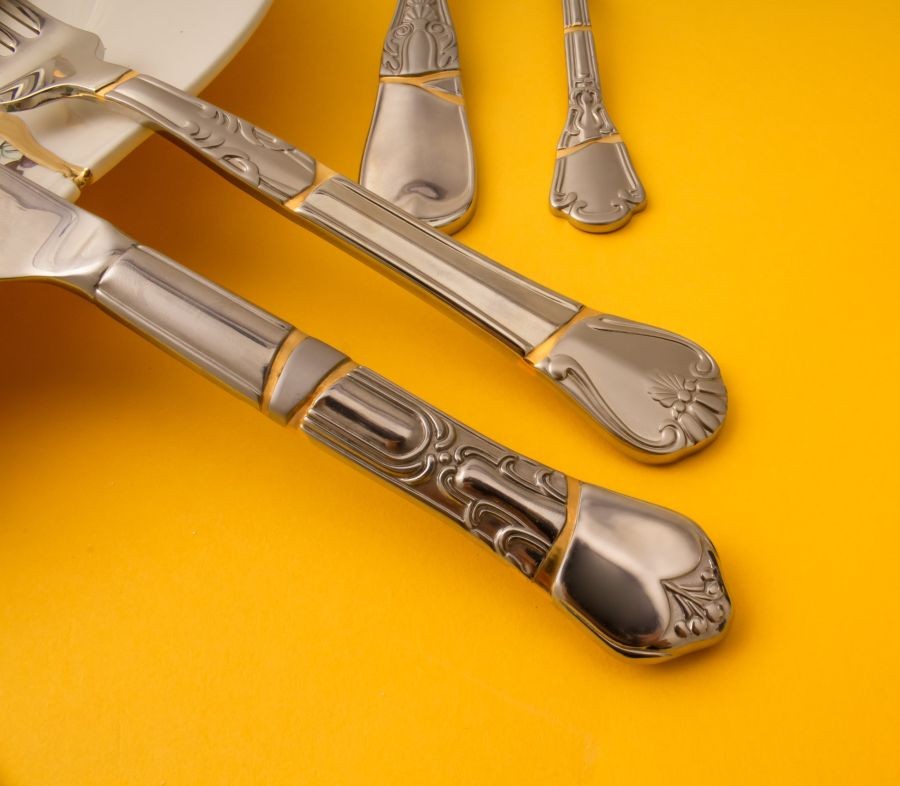 Set Di 4 Posate Kintsugi Cutlery