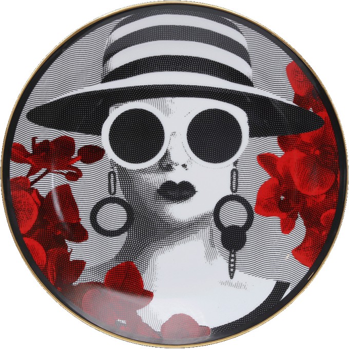  Piatto decorativo Mrs White