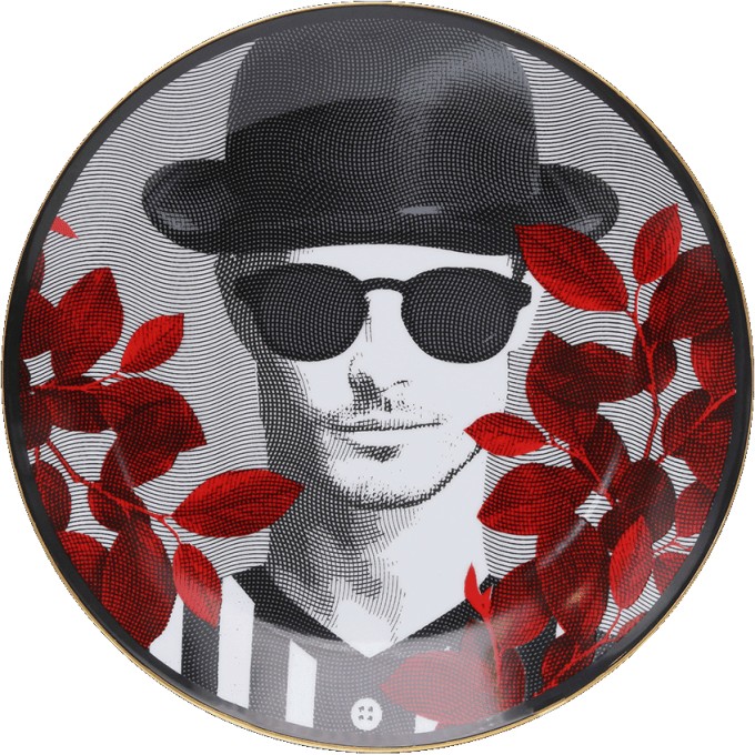  Piatto decorativo Mr. Black