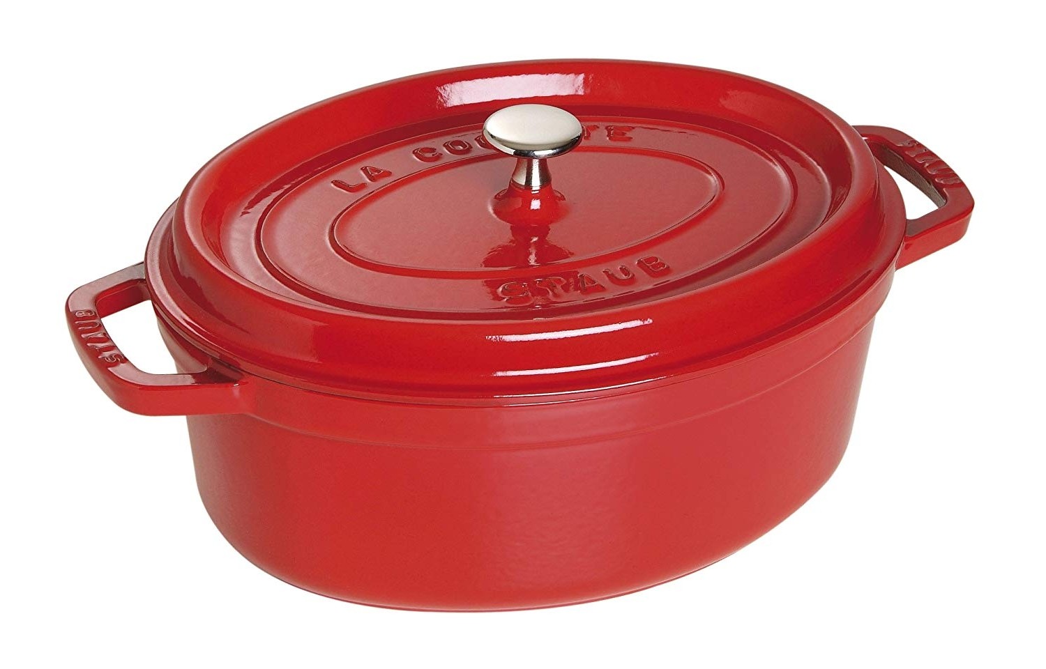La cocotte ovale rossa cm  31 staub