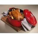 La cocotte ovale rossa cm  31 staub