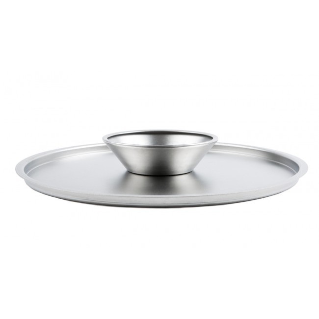 Coperchio Acciaio Satinato Cm 24