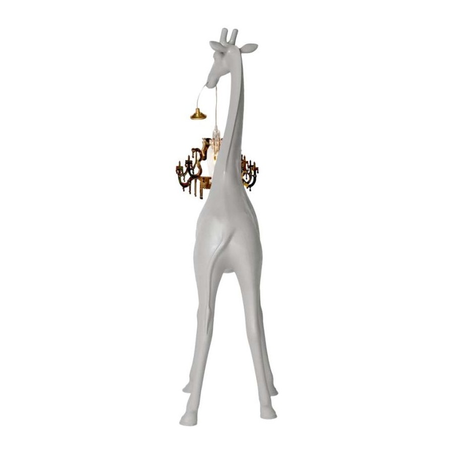 Giraffa in love xs qeeboo grigia