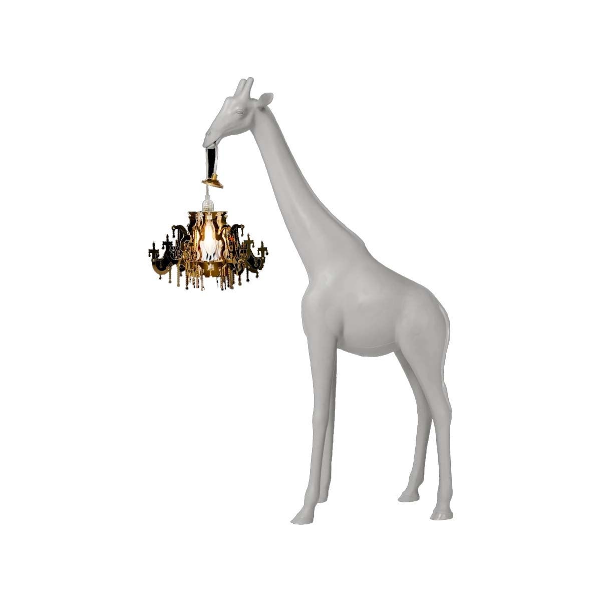 Giraffa in love xs qeeboo grigia