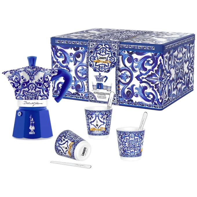 Set Moka 6 tazze 3 bicchierini e 3 palette 