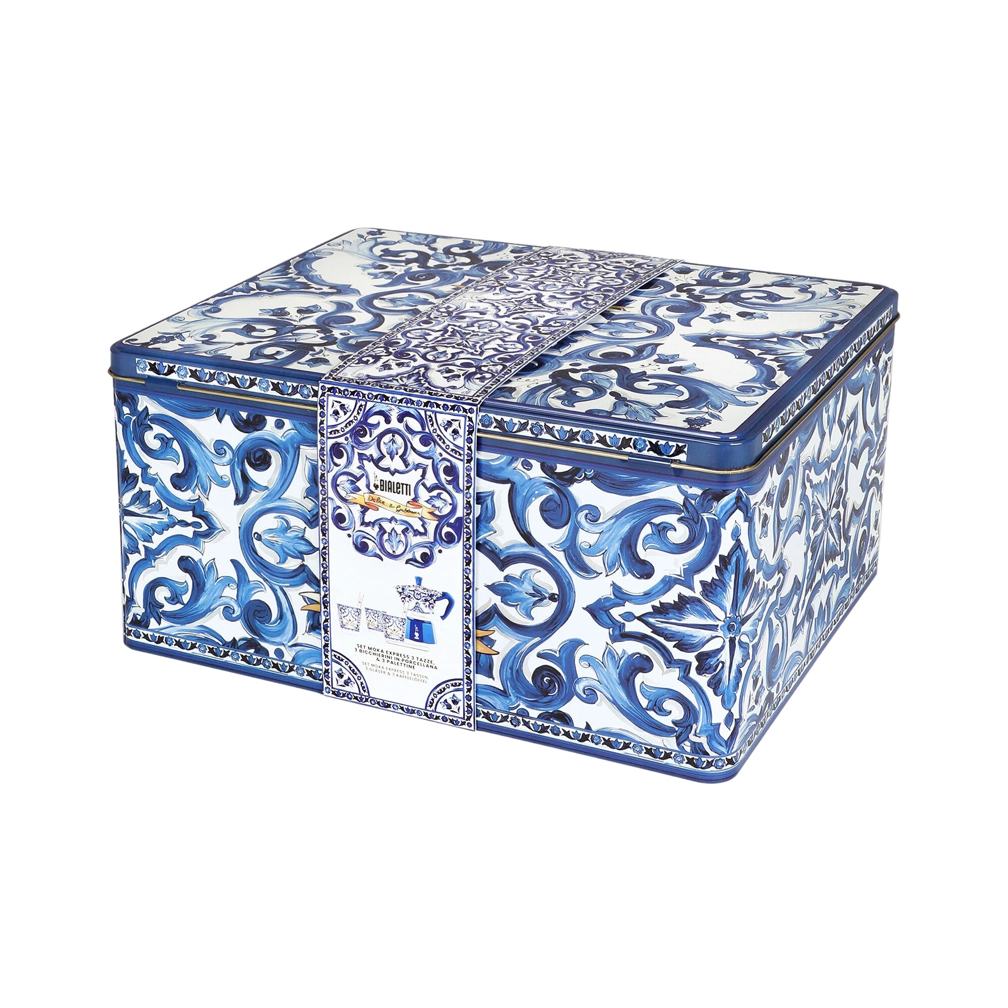 Set Moka 6 tazze 3 bicchierini e 3 palette 