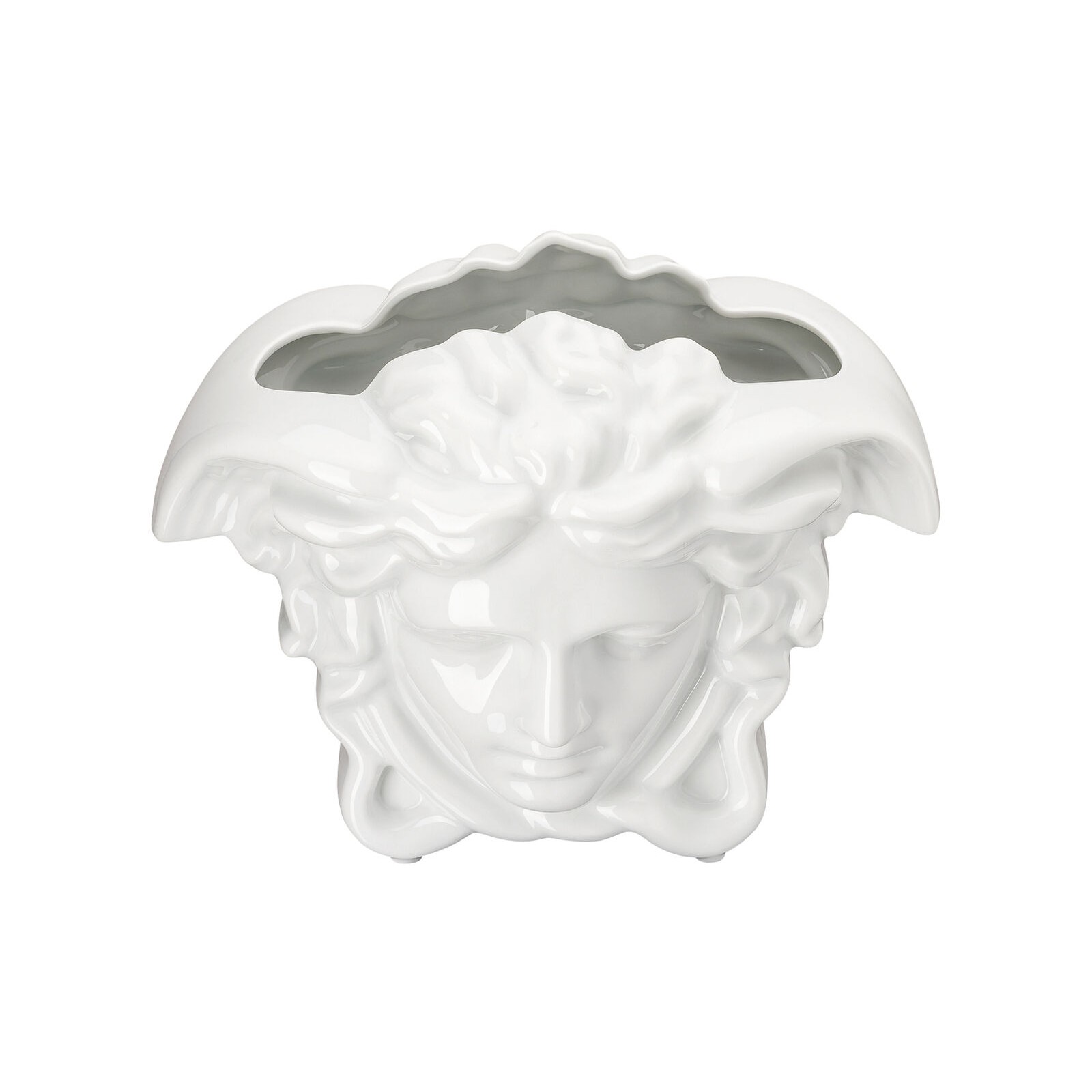 Medusa Grande Bianca Vaso 21 cm Versace