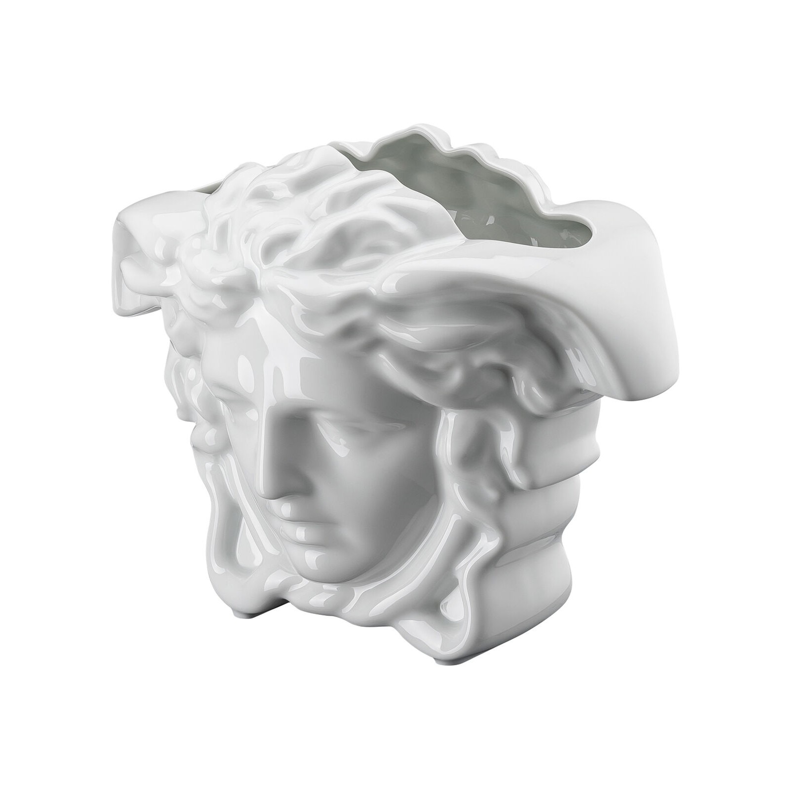 Medusa Grande Bianca Vaso 21 cm Versace