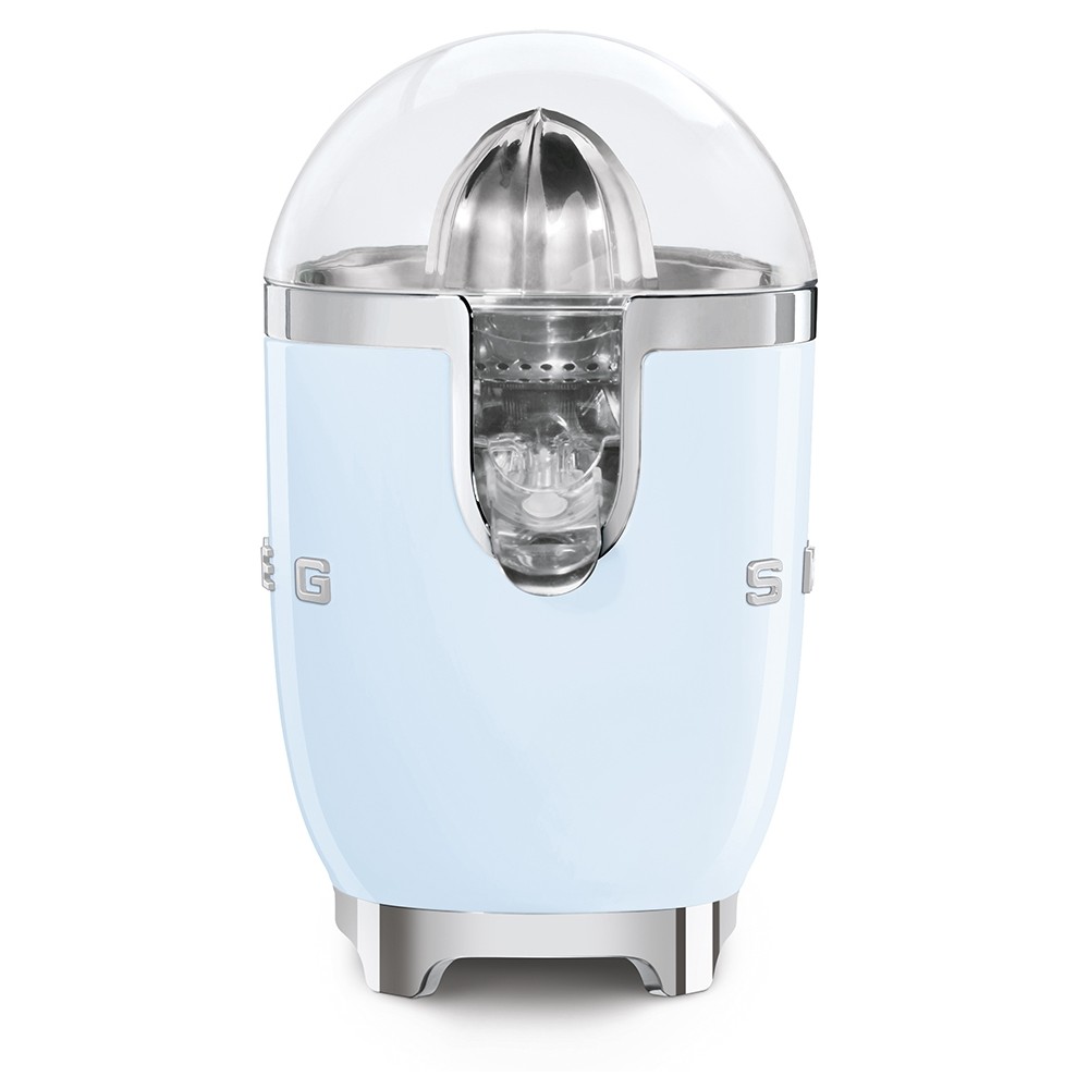 Spremiagrumi azzurro estetica anni 50 smeg