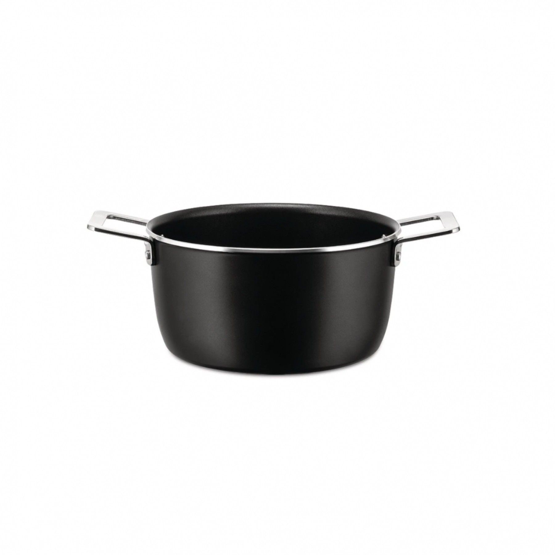 Batteria di pentole 6 pezzi Alessi Pots & Pans Black