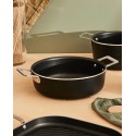 Batteria di pentole 6 pezzi Alessi Pots & Pans Black