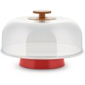 Alzata In Porcellana Mattina Rosso Alessi