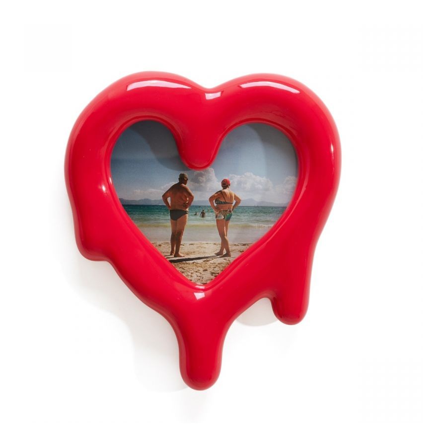 Specchio-Cornice Melted Heart
