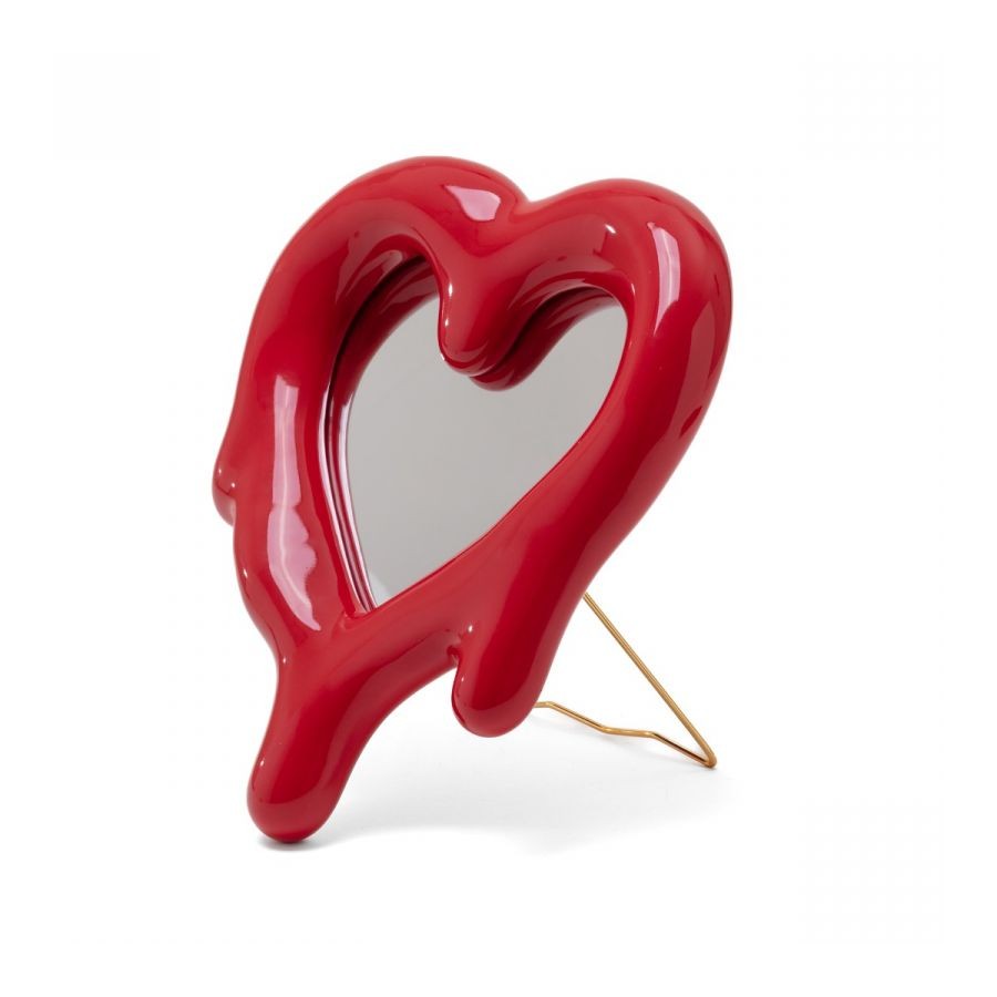 Specchio-Cornice Melted Heart
