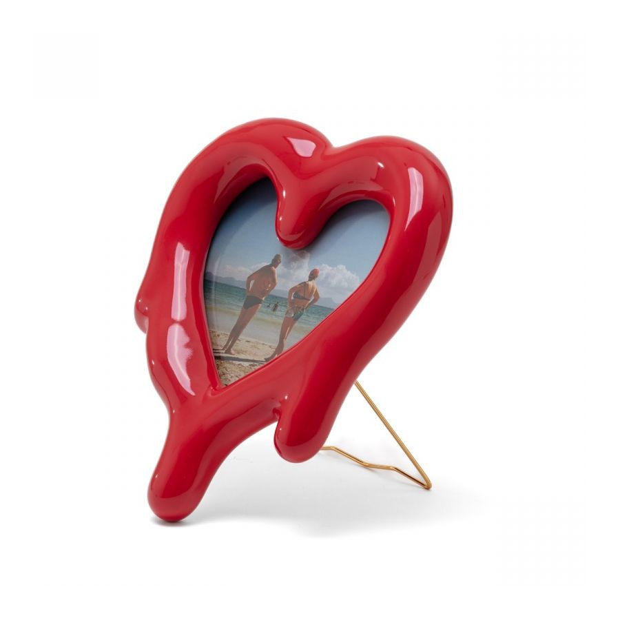 Specchio-Cornice Melted Heart