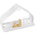 Bark crib presepe bianco alessi