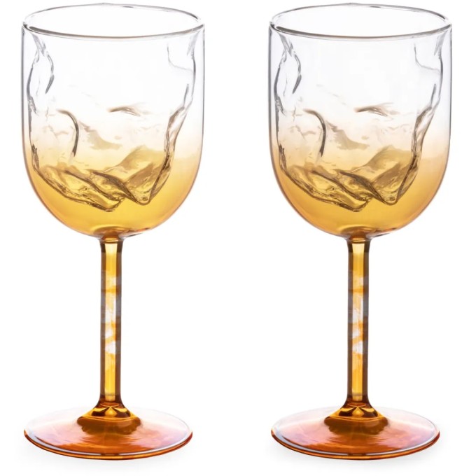 Set 2 Bicchieri Wine Meteorite