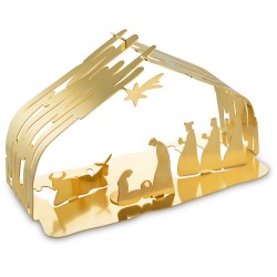 Bark crib presepe oro alessi