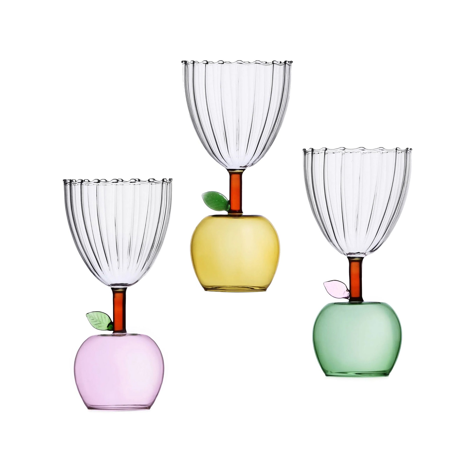 Set 3 bicchieri Mela