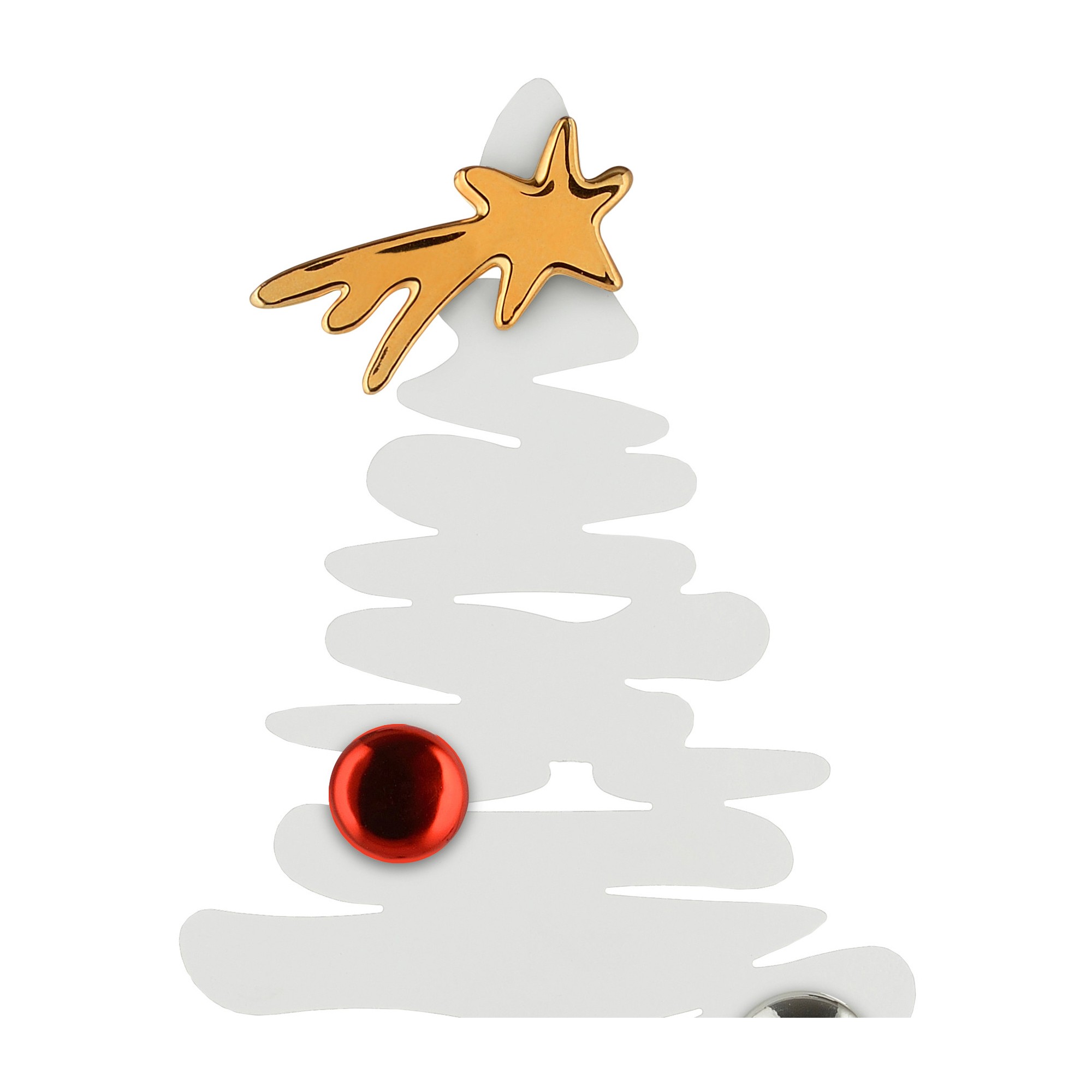 Bark for christmas albero bianco alessi