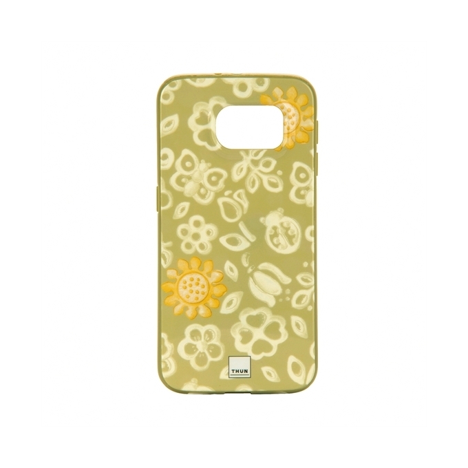 Cover smartphone s6 sunflower