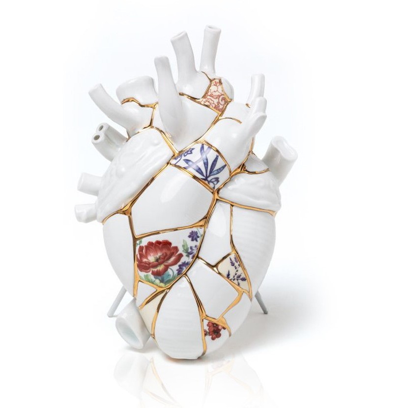 Vaso In Porcellana Love In Bloom - Kintsugi