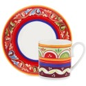 Set 2 tazze con Caffettiera