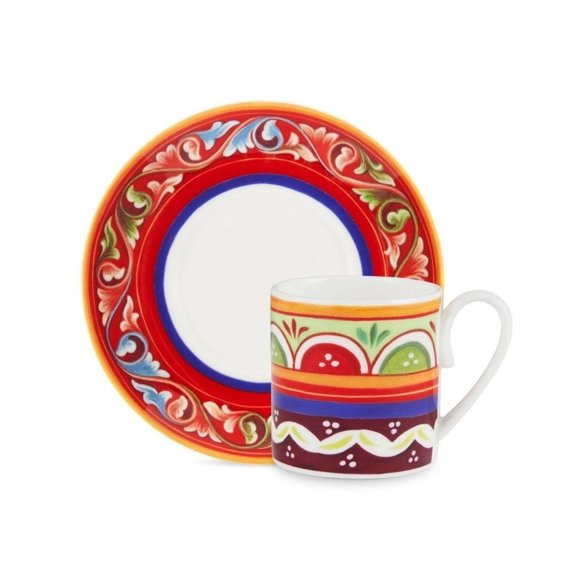 Set 2 tazze con Caffettiera