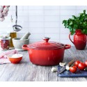 Cocotte Evo rotonda 24 cm Ciliegia