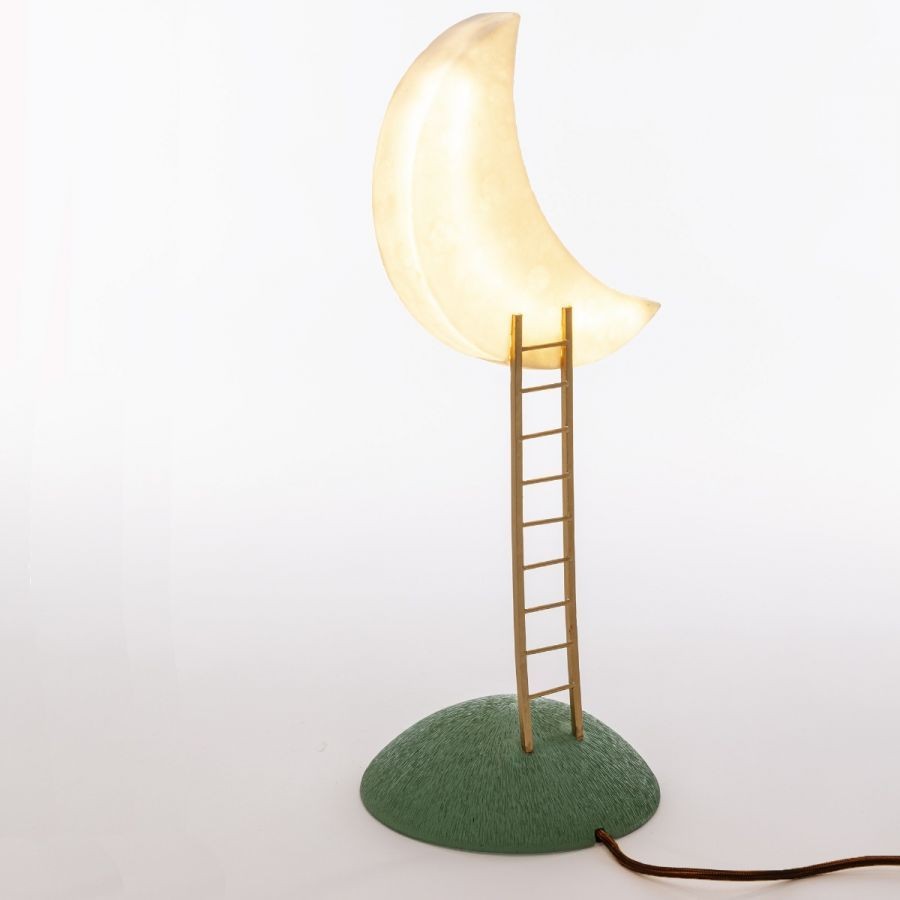 Lampada In Resina E Metallo 
