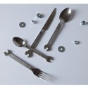 Set 4 posate in acciaio 18/0 diy seletti