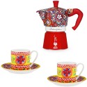 Set 2 tazze con Caffettiera