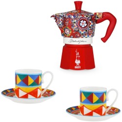 Set 2 tazze con Caffettiera
