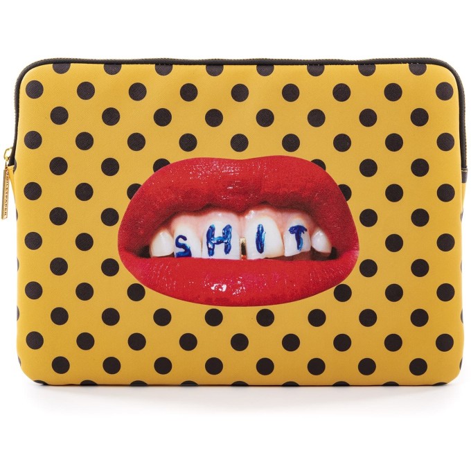 Custodia laptop bocca toiletpaper Seletti