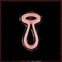 Bottle Tie Light Pink