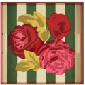 Tray 40.5X40.5 Nizam Stripes Green-Natural