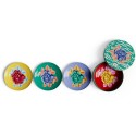 set di 4 piatti da dessert Indian Tiger Assorted