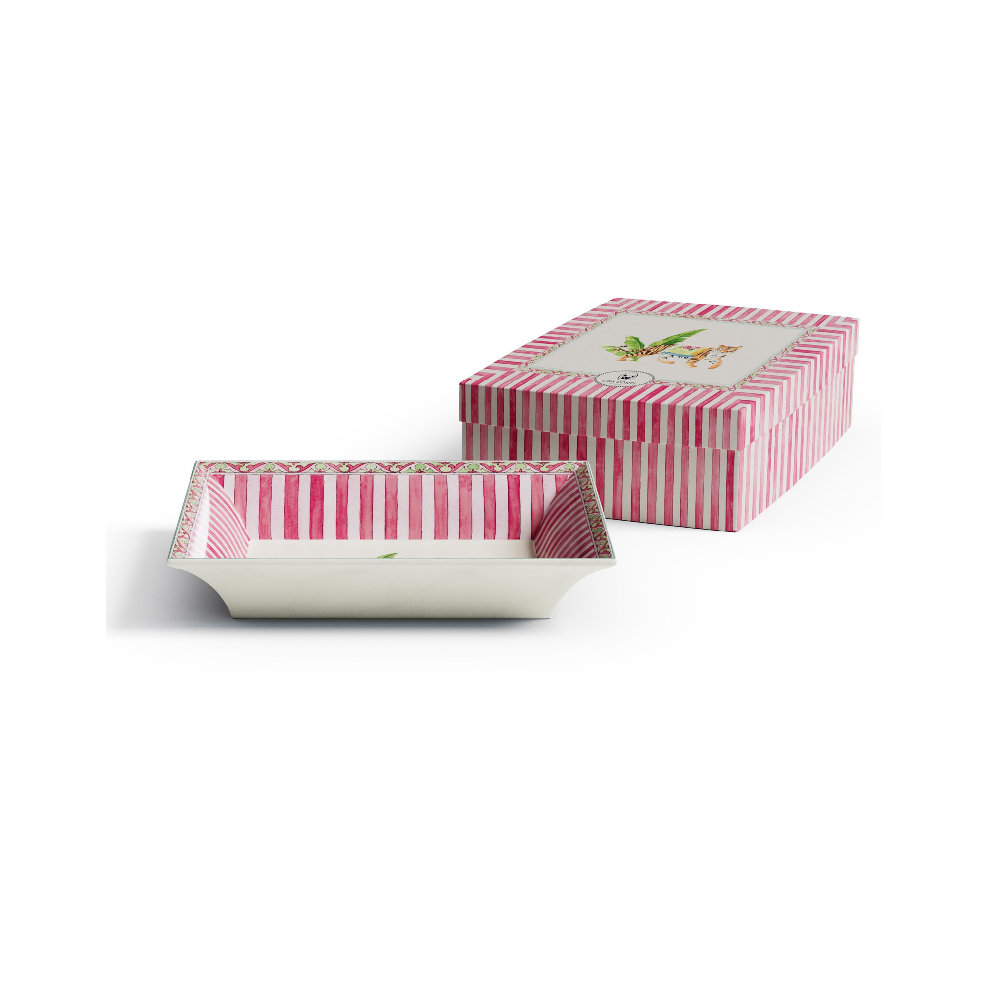 Vide Poche 19,5X15,5 Porcelain Sariska Pink