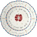 Set 4 Piatti Piani Mela 26 Cm