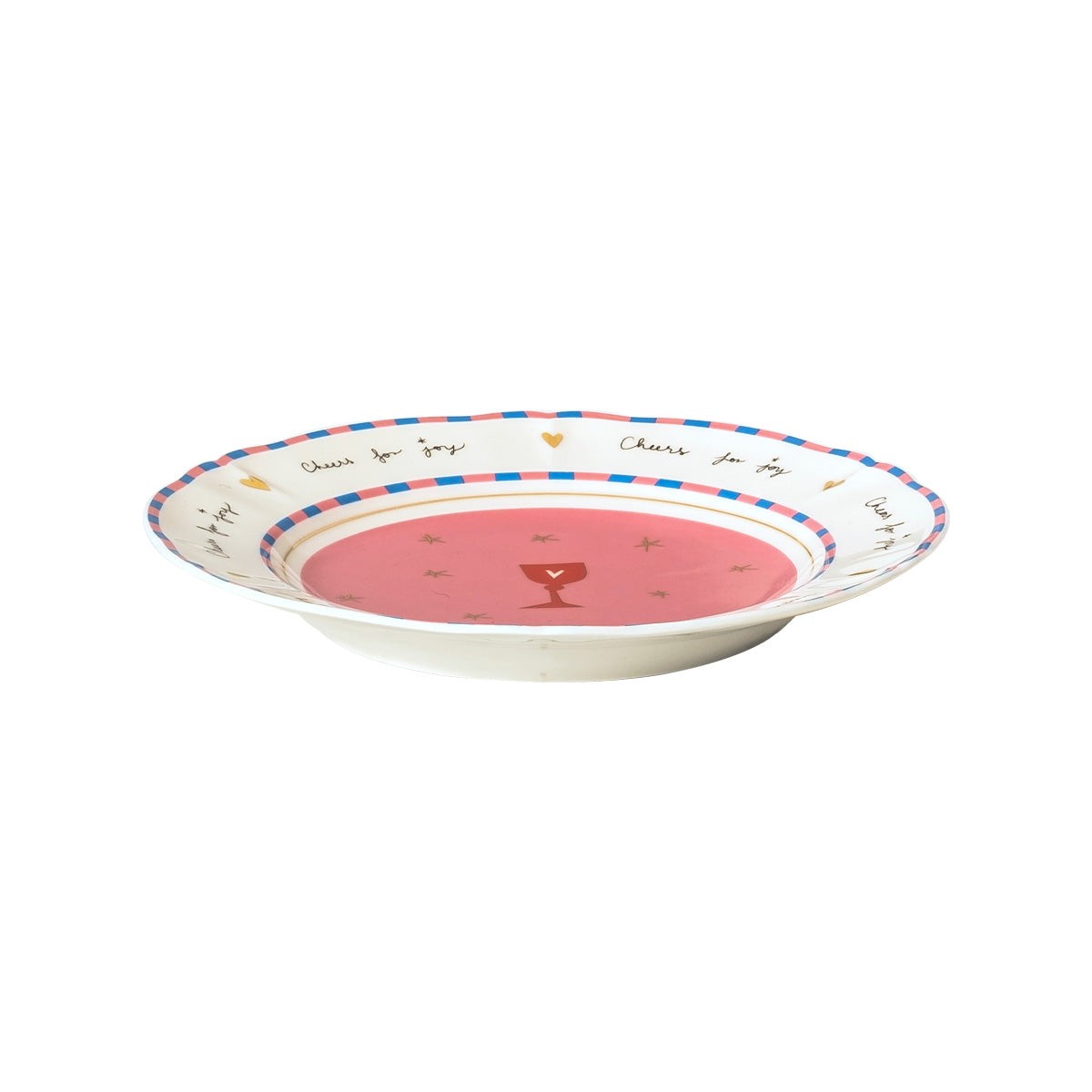 Set 2 Piatti Frutta Bicchiere 20,5 Cm