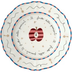 Set 4 Piatti Piani Mela 26 Cm