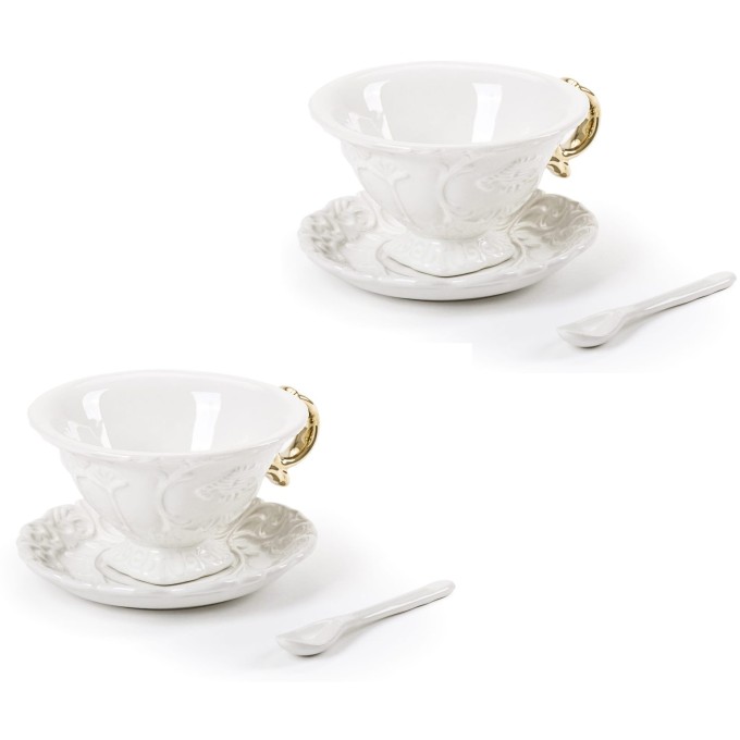 Set 2 Pz Tazze Te' I-Wares