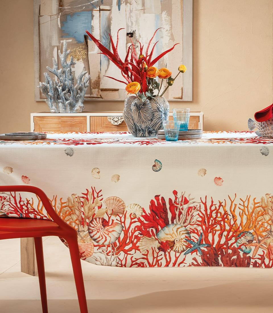 Alghero - Tovaglia Antimacchia 155X270 Cm L'Oca Nera