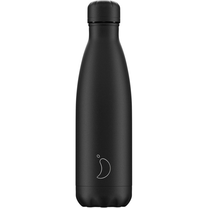 Chillys bottiglia 500 ml monochrome all black